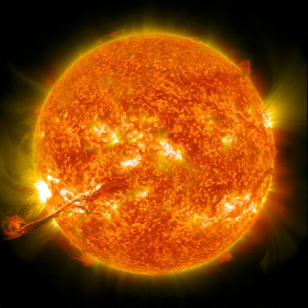 If there is no oxygen in space, how does the Sun burn
